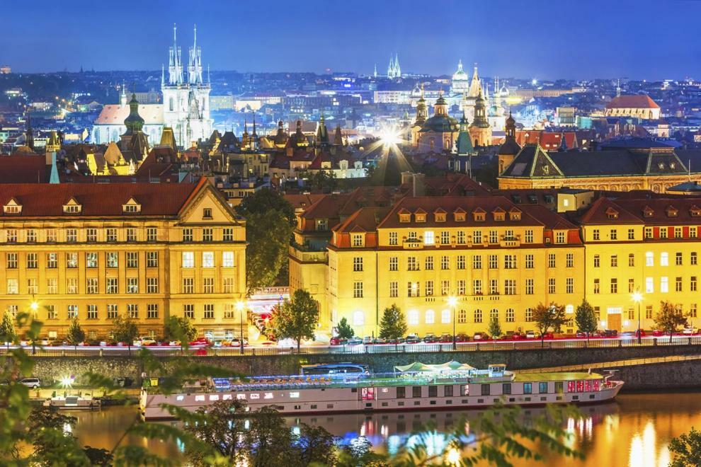 Attic Apartment City Center Praga Exterior foto
